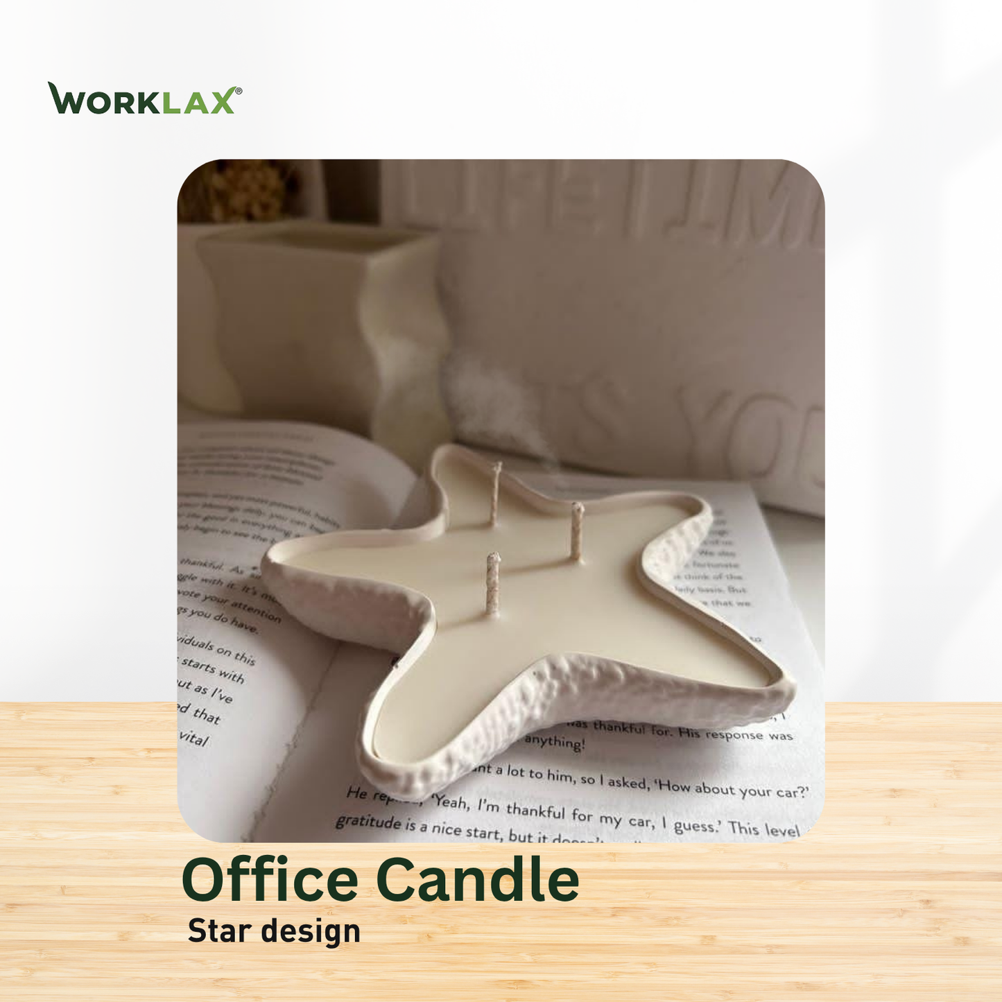 Office Candle - Star design
