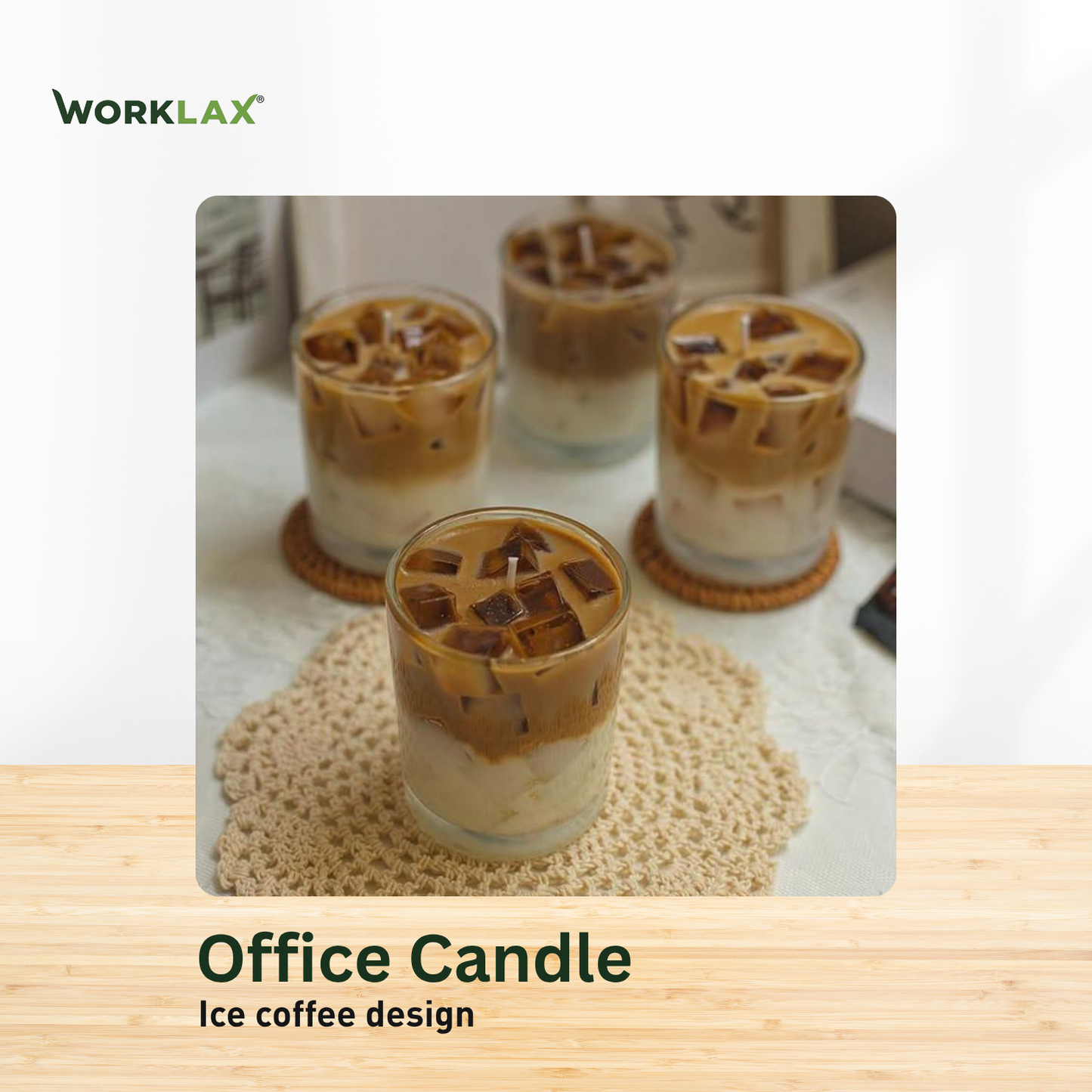 Office Candle - Ice coffee design
