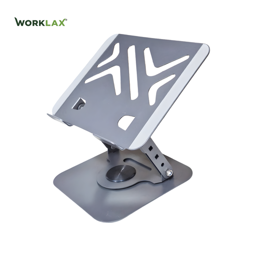 Foldable Metal Rotatable Stand - " Tablet, Mobile, Slim Laptop "