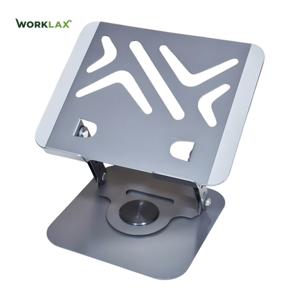 Foldable Metal Rotatable Stand - " Tablet, Mobile, Slim Laptop "