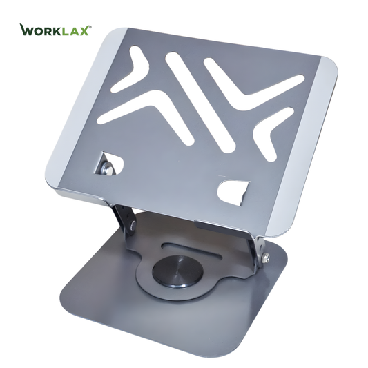 Foldable Metal Rotatable Stand - " Tablet, Mobile, Slim Laptop "