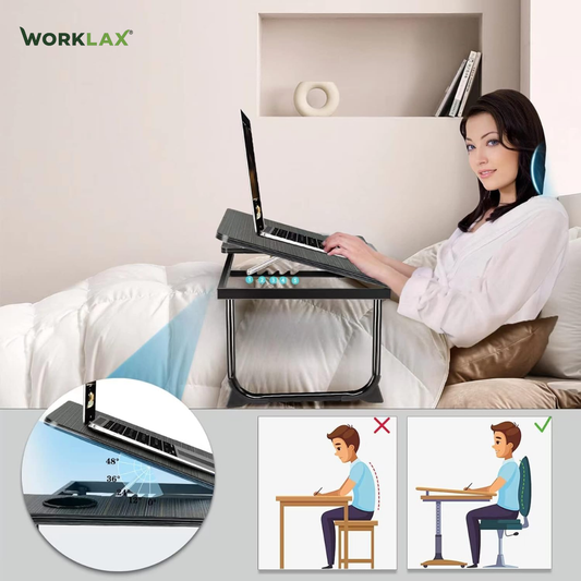 Woody Table – Adjustable Laptop Desk for Bed & Couch
