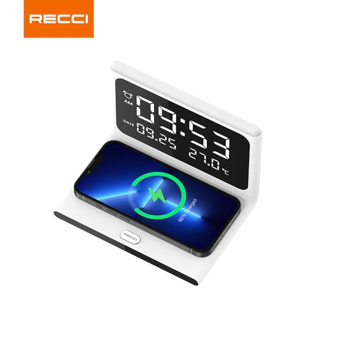 RECCI RLS-L12 15W WIRELESS CHARGER CALENDAR - WHITE