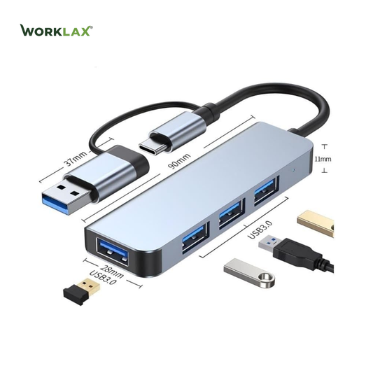 L’avvento CV567 5-in-1 Hub (USB / Type-C)