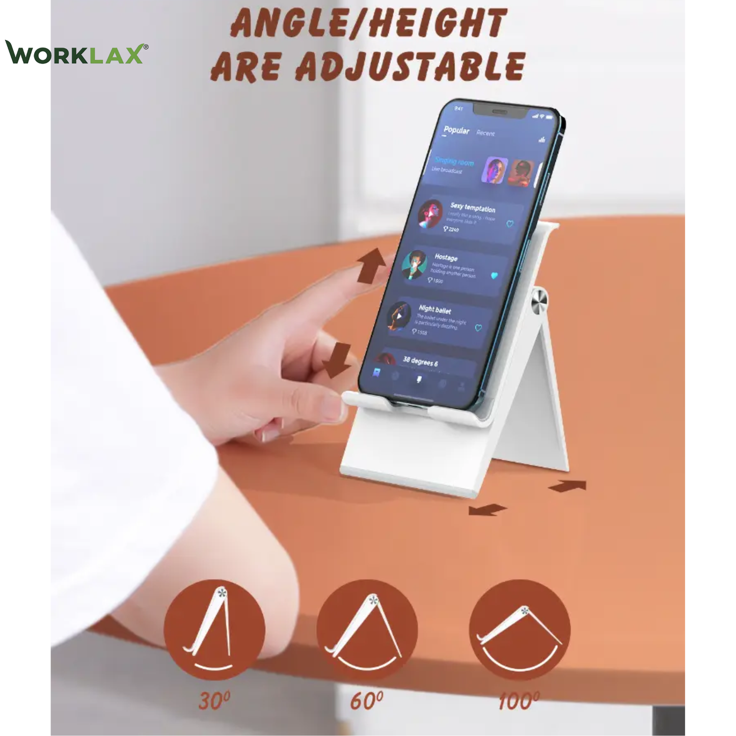Mobile Stand Multi-Angle Adjustable