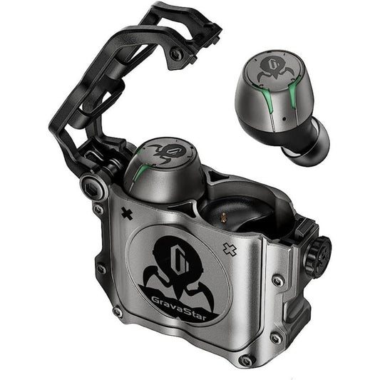GravaStar Sirius P7 In-Ear  Earbuds, Noise Cancellation, Up to 16 Hours - Space Gray