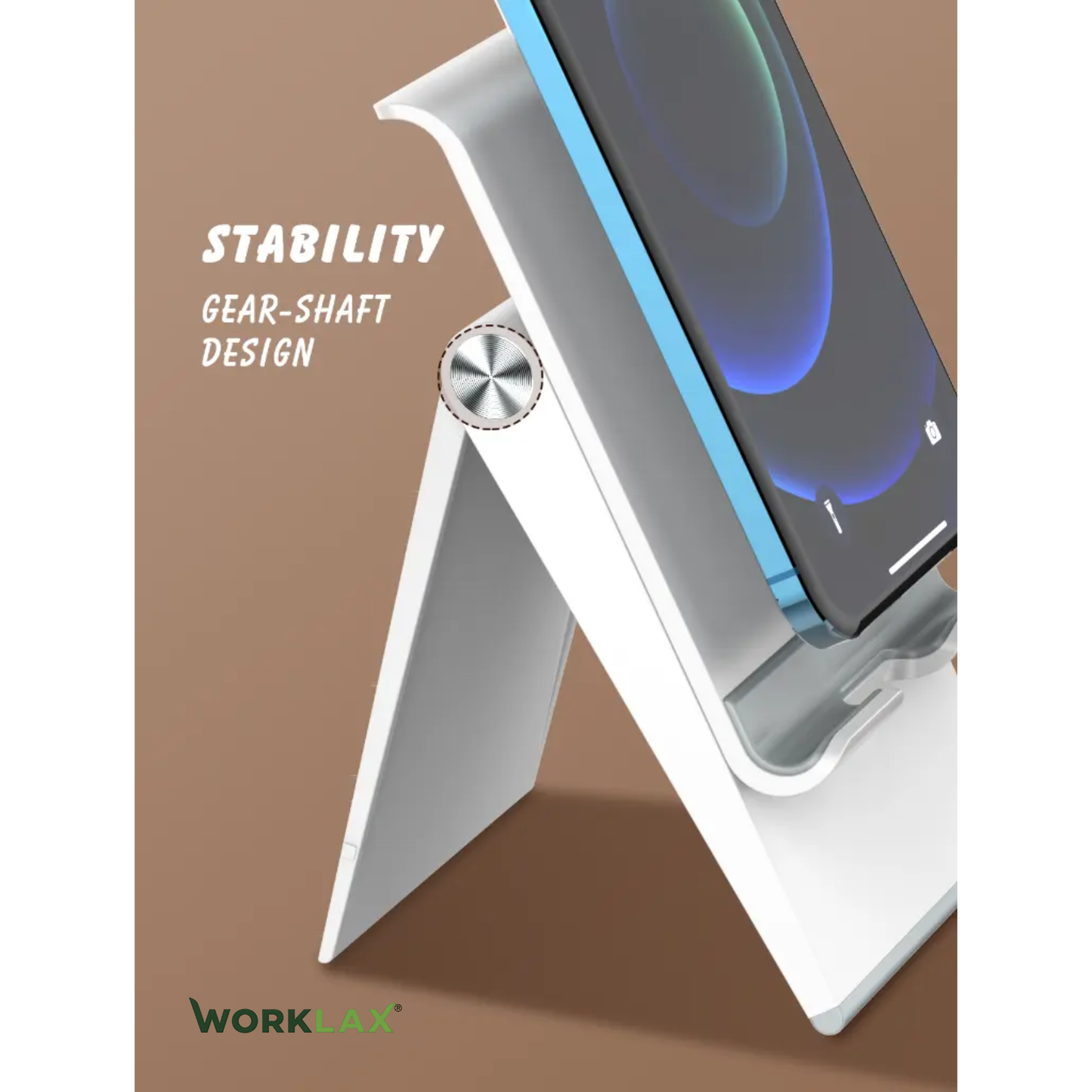 Foldable Metal Rotatable Stand - " Tablet, Mobile, Slim Laptop "