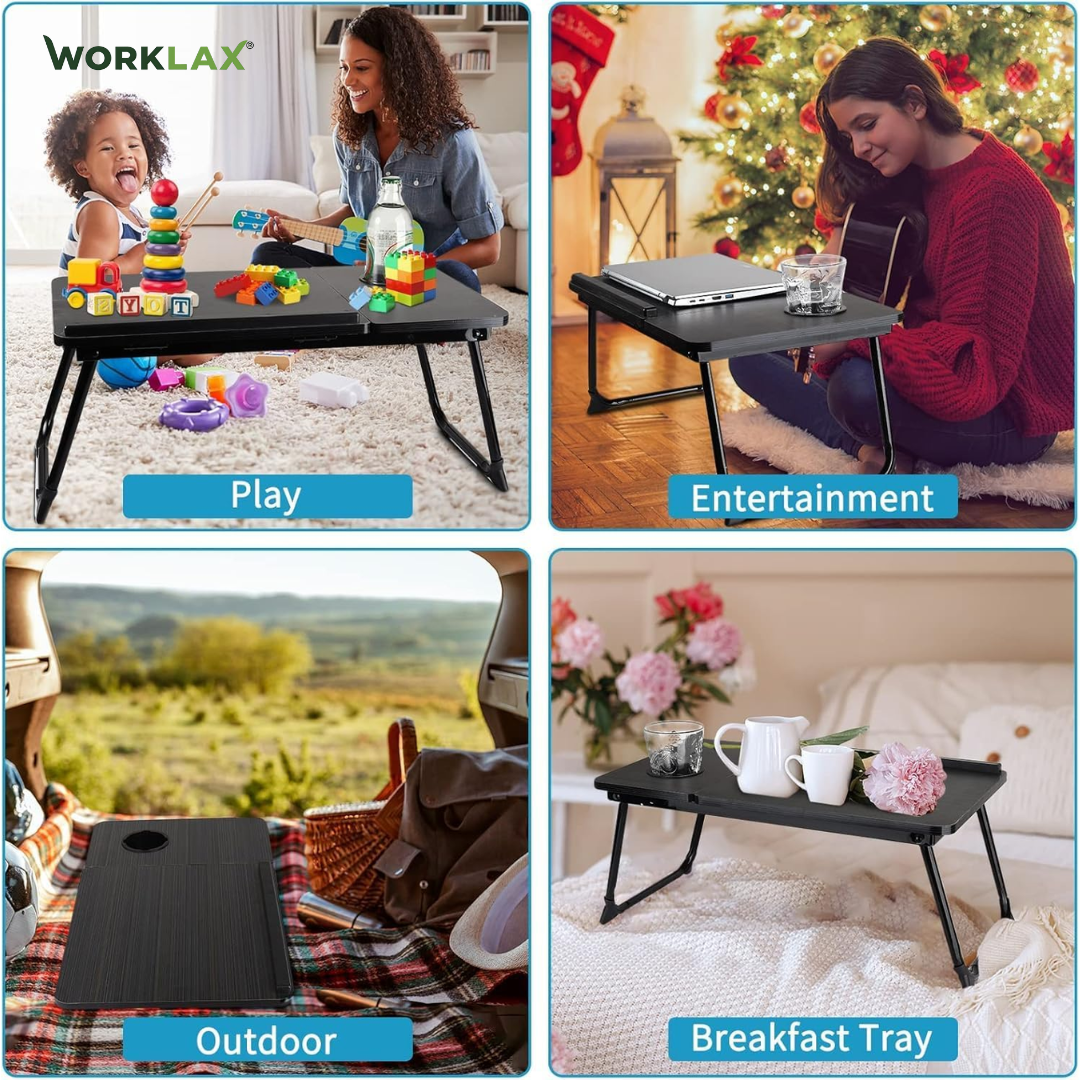 Woody Table – Adjustable Laptop Desk for Bed & Couch