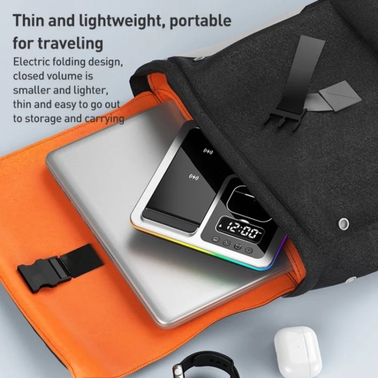 MW-16 Wireless Charger -ستيشين الشحن اللاسلكي