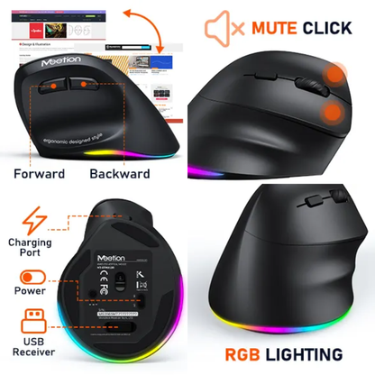 Meetion Vertical Mouse - BTM010R